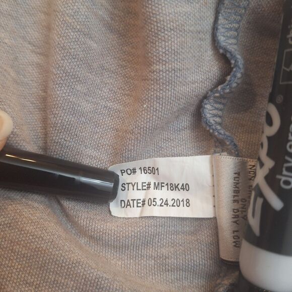 Peter Millar L/S Crown Comfort Interlock Mens 1/4 Zip Pullover Heather Blue XXL - Picture 10 of 10